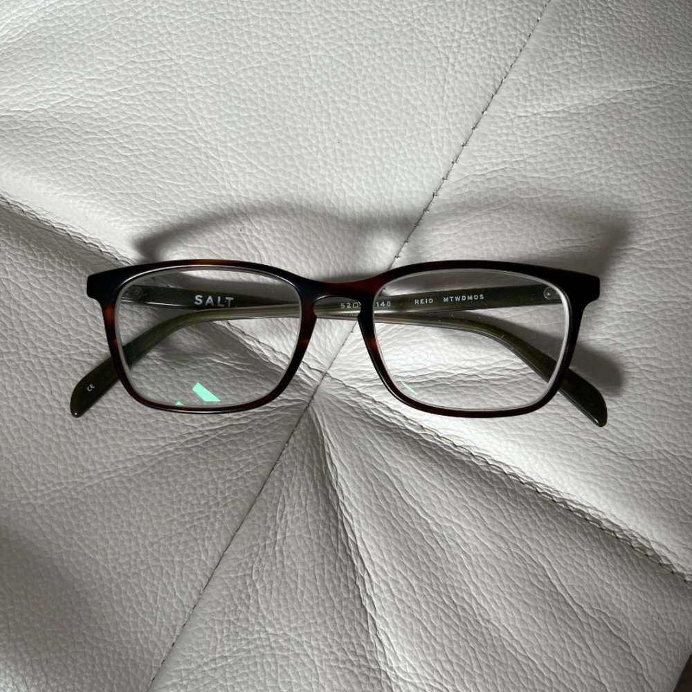 Salt Eyeglasses Reid Matte Tweed Moss (MTWDMOS) 52-19-148